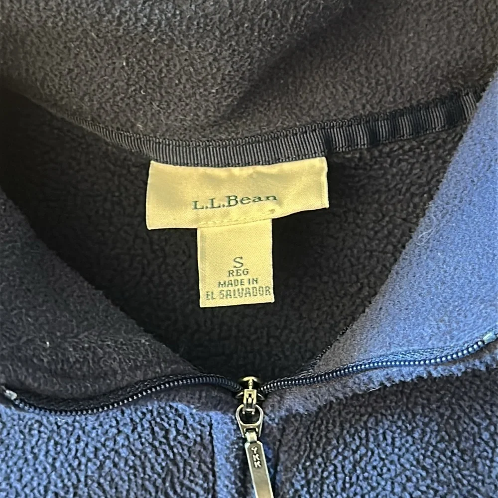 LL BEAN zip up polar fleece